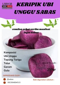 Keripik Ubi Unggu Sabas